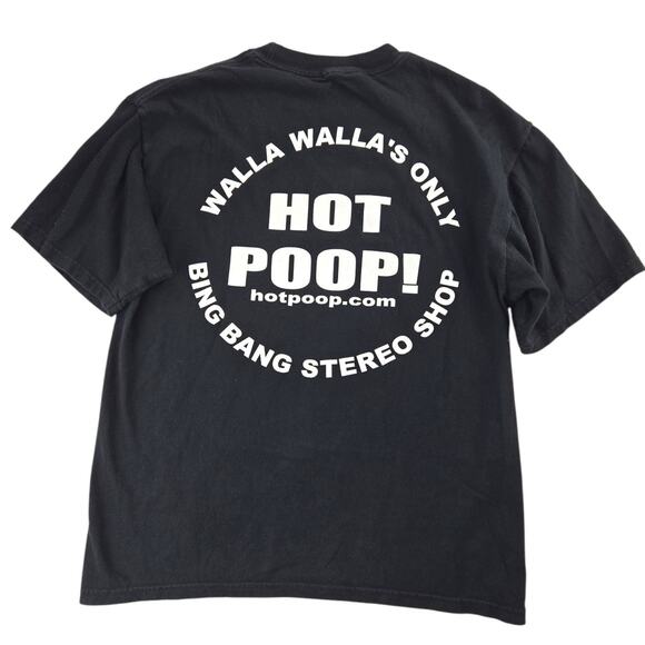 Hanes Beefy | Hot Poop T-Shirt | Size Medium - Picture 4 of 4